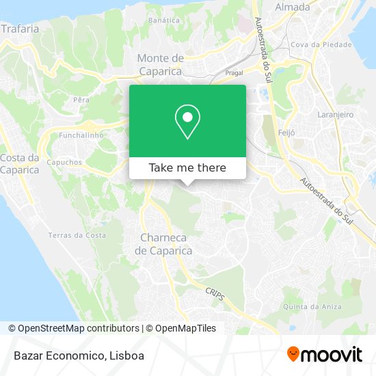 Bazar Economico mapa