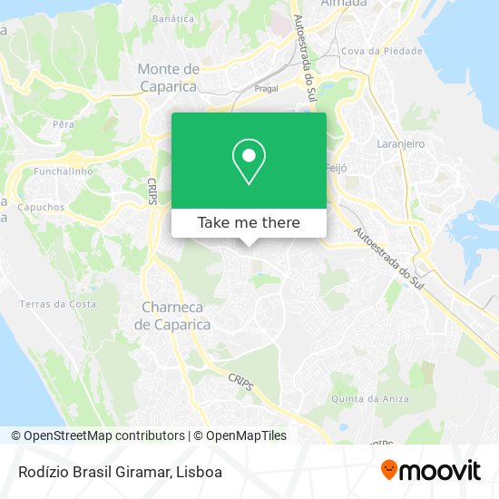 Rodízio Brasil Giramar map