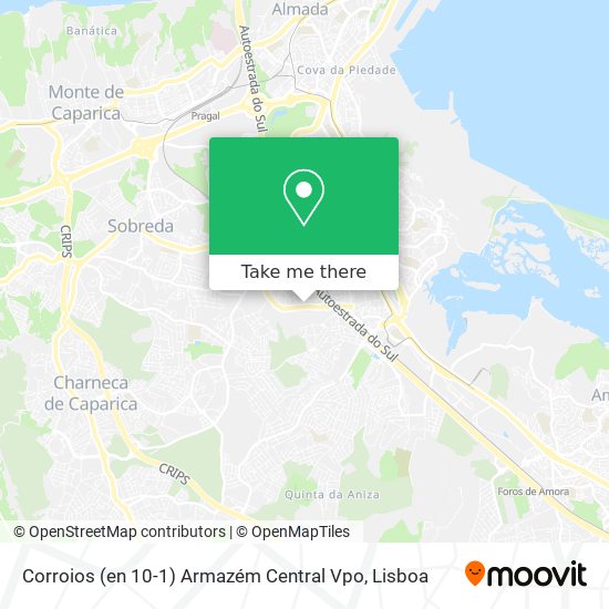 Corroios (en 10-1) Armazém Central Vpo map