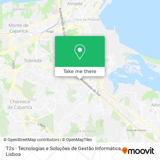 T2s - Tecnologias e Soluções de Gestão Informática map