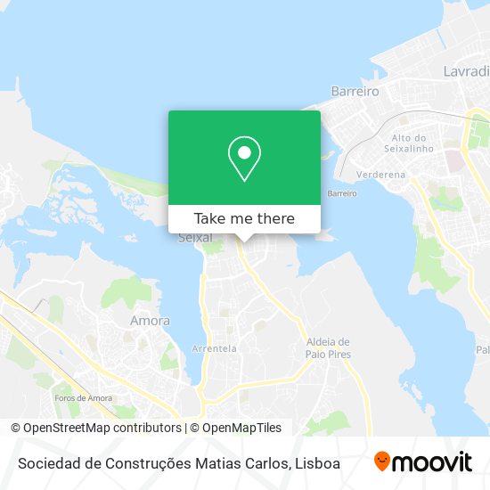 Sociedad de Construções Matias Carlos map