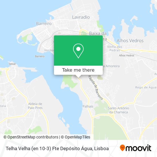 Telha Velha (en 10-3) Fte Depósito Água map
