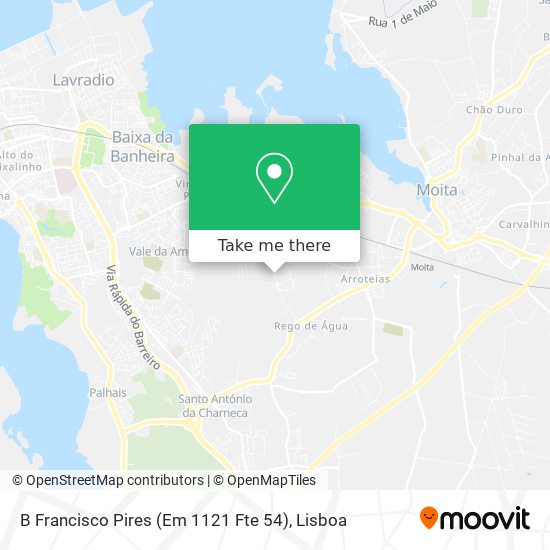 B Francisco Pires (Em 1121 Fte 54) mapa