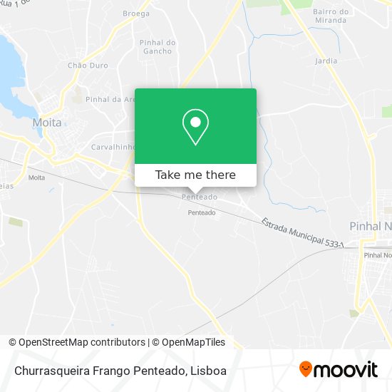 Churrasqueira Frango Penteado map