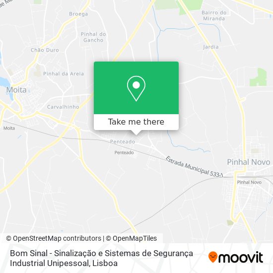 Bom Sinal - Sinalização e Sistemas de Segurança Industrial Unipessoal map