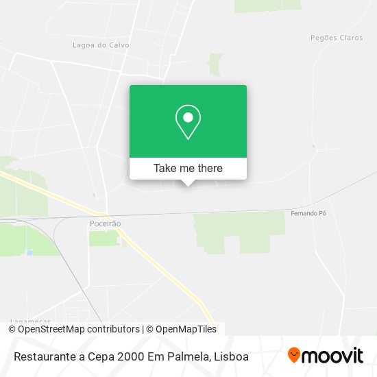 Restaurante a Cepa 2000 Em Palmela map