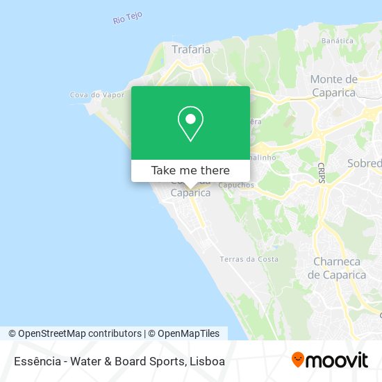 Essência - Water & Board Sports map
