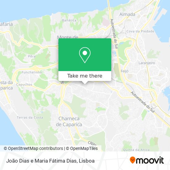 João Dias e Maria Fátima Dias mapa