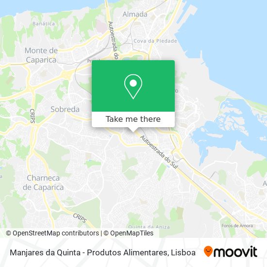 Manjares da Quinta - Produtos Alimentares map
