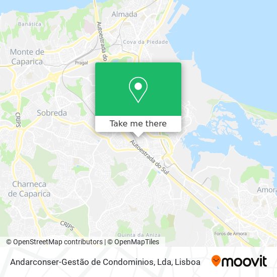 Andarconser-Gestão de Condominios, Lda mapa