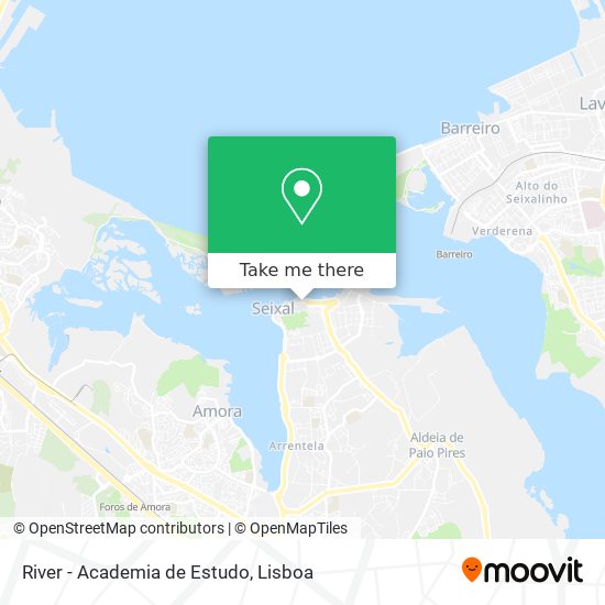 River - Academia de Estudo map