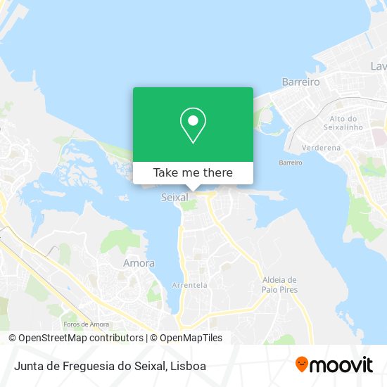 Junta de Freguesia do Seixal map