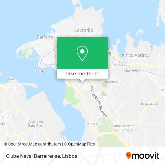 Clube Naval Barreirense map