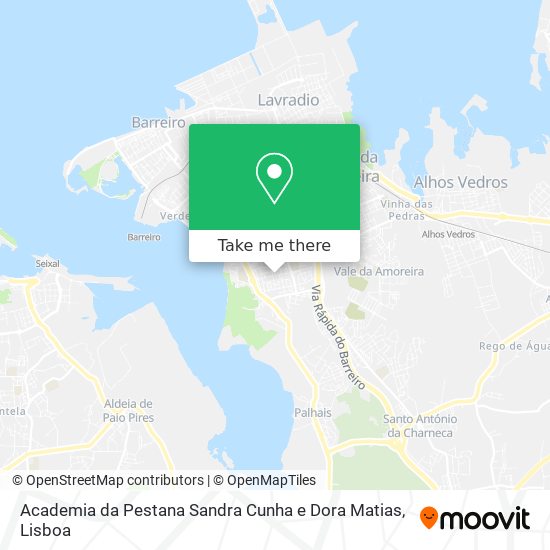 Academia da Pestana Sandra Cunha e Dora Matias mapa