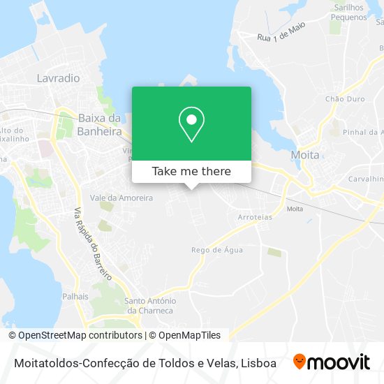 Moitatoldos-Confecção de Toldos e Velas mapa