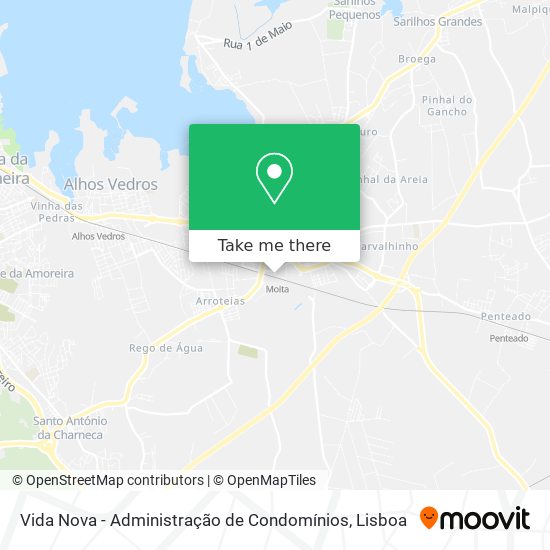 Vida Nova - Administração de Condomínios map