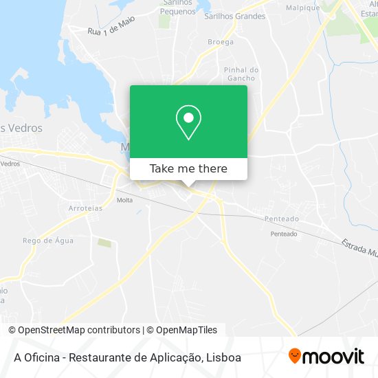 A Oficina - Restaurante de Aplicação mapa