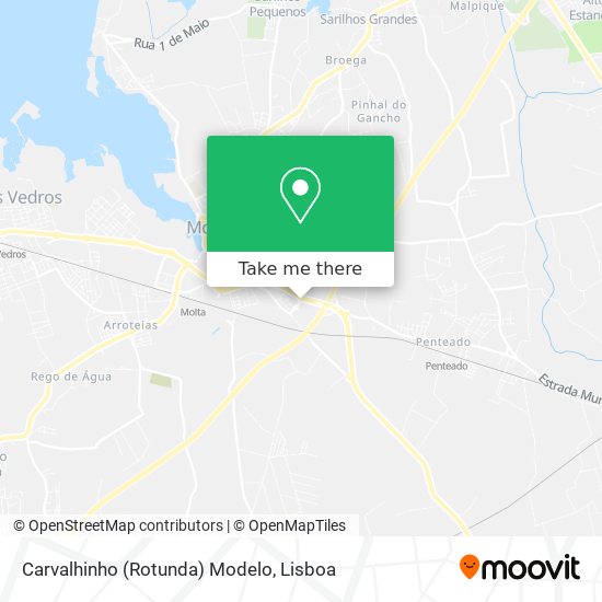 Carvalhinho (Rotunda) Modelo map