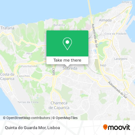 Quinta do Guarda Mor map