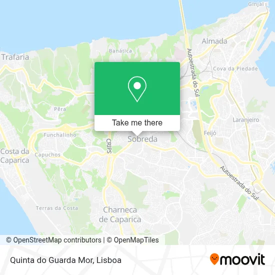 Quinta do Guarda Mor map
