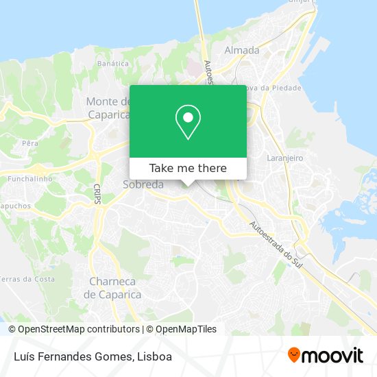 Luís Fernandes Gomes mapa