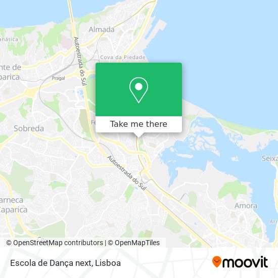 Escola de Dança next map