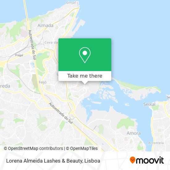 Lorena Almeida Lashes & Beauty map