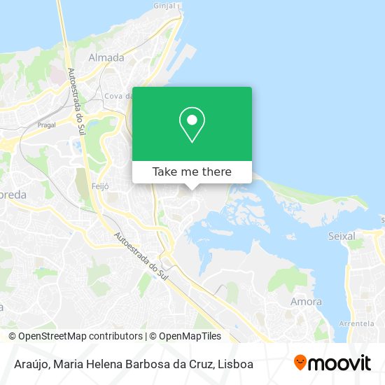 Araújo, Maria Helena Barbosa da Cruz map