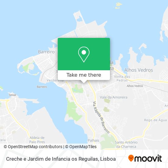 Creche e Jardim de Infancia os Reguilas map