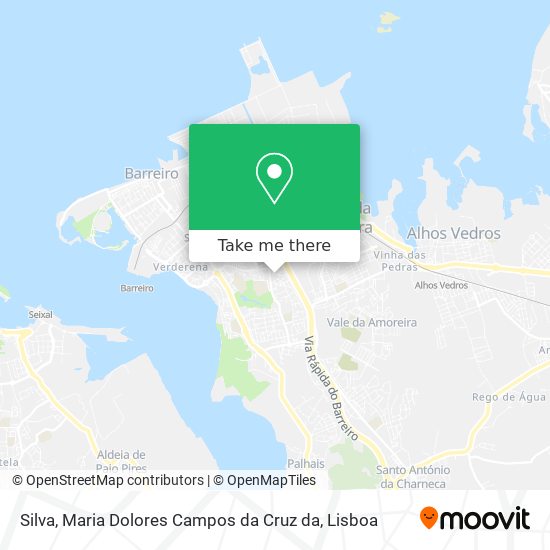 Silva, Maria Dolores Campos da Cruz da mapa