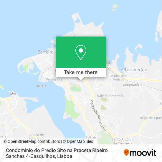 Condominio do Predio Sito na Praceta Ribeiro Sanches 4-Casquilhos map