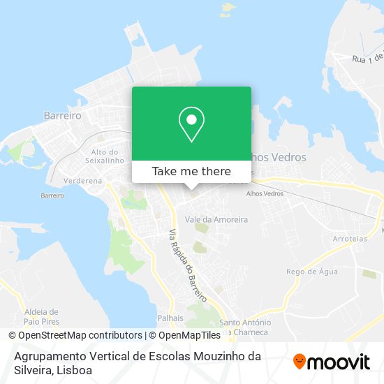 Agrupamento Vertical de Escolas Mouzinho da Silveira map
