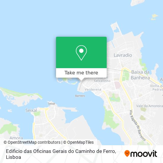 Edificio das Oficinas Gerais do Caminho de Ferro map