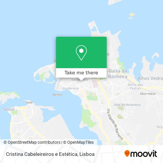 Cristina Cabeleireiros e Estética map