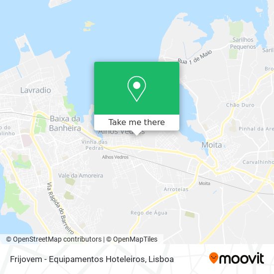 Frijovem - Equipamentos Hoteleiros mapa