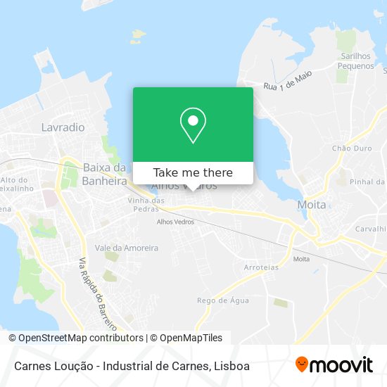 Carnes Loução - Industrial de Carnes map
