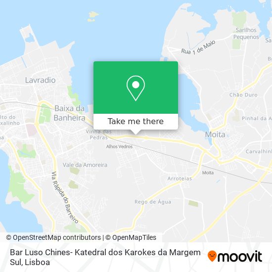 Bar Luso Chines- Katedral dos Karokes da Margem Sul mapa