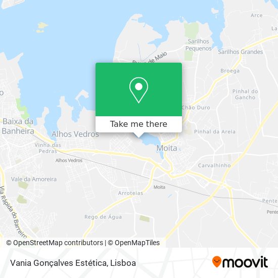Vania Gonçalves Estética map