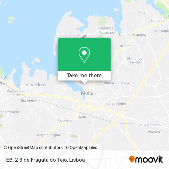EB. 2 3 de Fragata do Tejo map