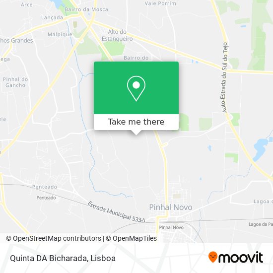 Quinta DA Bicharada map