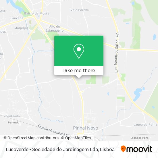 Lusoverde - Sociedade de Jardinagem Lda map