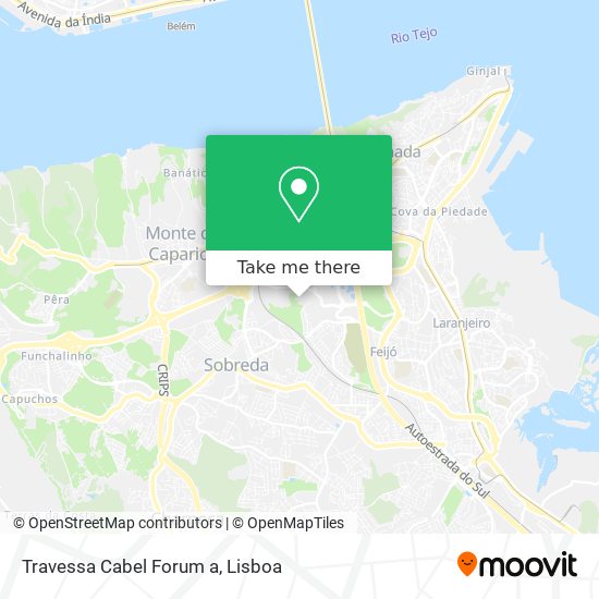 Travessa Cabel Forum a map