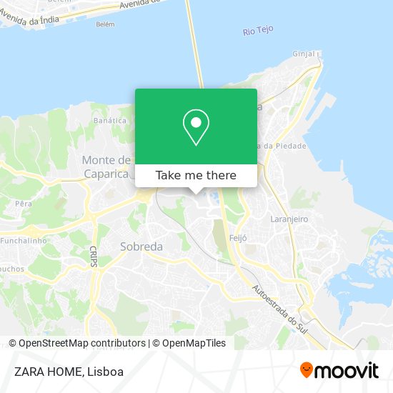 ZARA HOME map