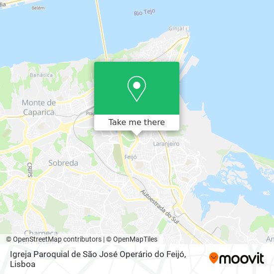 Igreja Paroquial de São José Operário do Feijó map