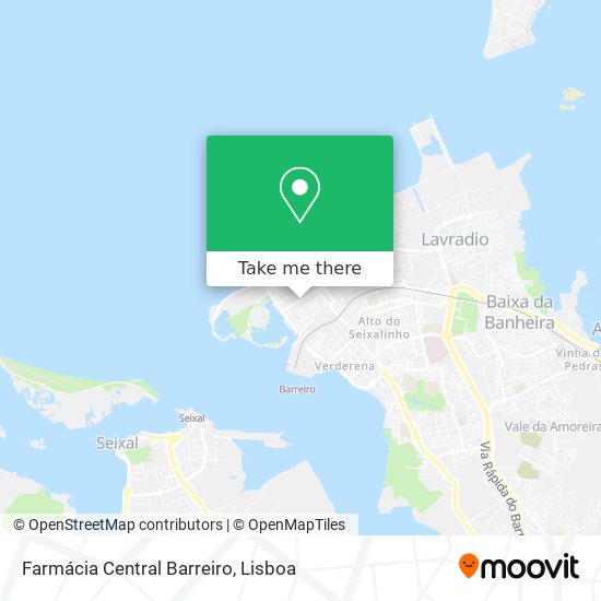 Farmácia Central Barreiro map