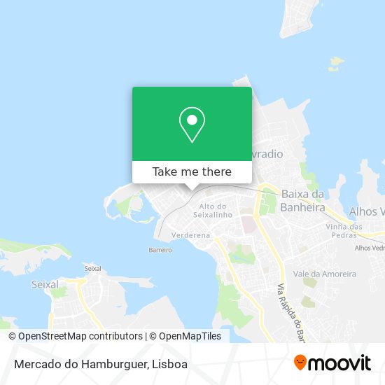 Mercado do Hamburguer mapa