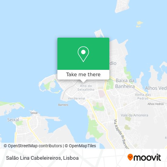 Salão Lina Cabeleireiros map