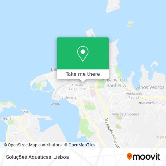 Soluções Aquáticas mapa