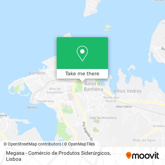 Megasa - Comércio de Produtos Siderúrgicos map