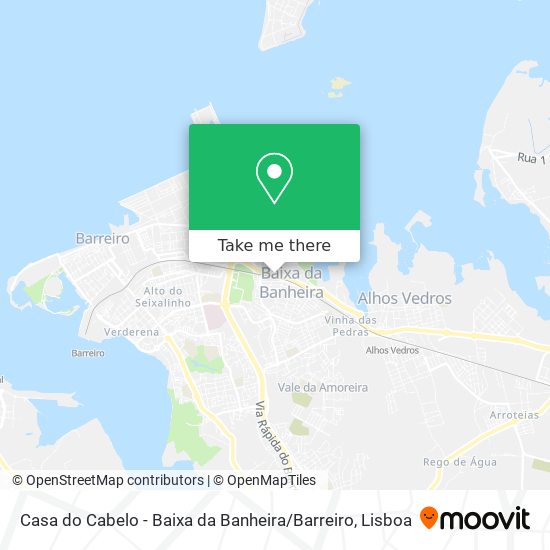Casa do Cabelo - Baixa da Banheira / Barreiro map
